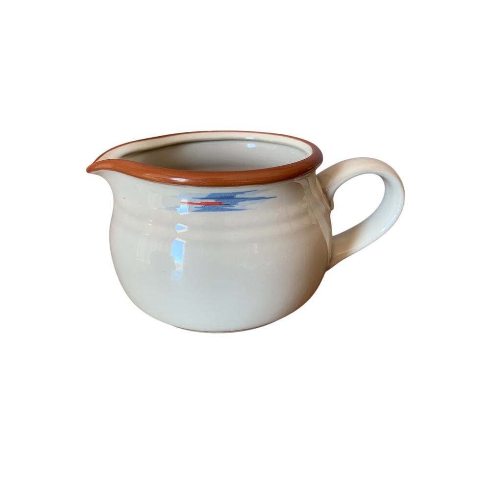 NORITAKE Stoneware Raindance #8675 Gravy Boat/Pitcher Santa Fe Southwestern
